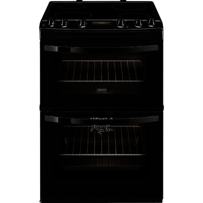Zanussi ZCV68300BA 60cm Electric Ceramic Cooker in Black Zanussi ZCV68300BA 60cm Electric Ceramic Cooker in Black
